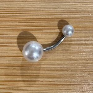 Pearl Belly Button Ring